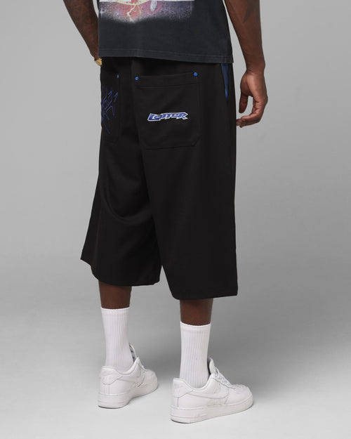 Loiter x Sonic The Hedgehog Pleated Shorts Black