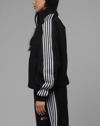 Loiter Hybrid Track Quarter Zip Black