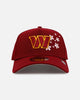 New Era Washington Commanders 'Cherry Blossoms' 9FORTY A-Frame Snapback Official Team Color