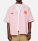Carre Rose Pinstripe Button Up Shirt Red Stripe