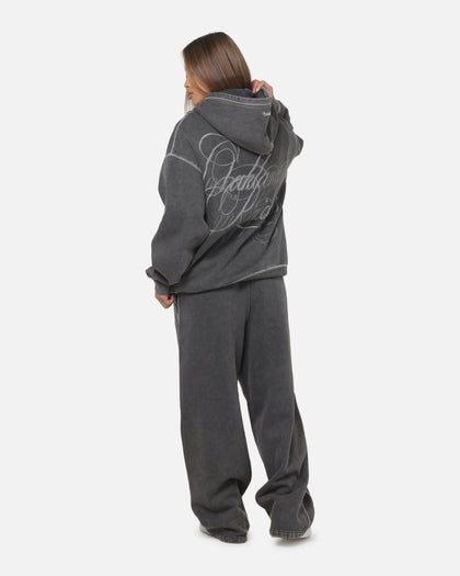 Mitchell & Ness Las Vegas Raiders Star Script Hoodie Washed Black