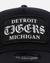 New Era Detroit Tigers 'Gothic Patch' 9FORTY A-Frame Snapback Black