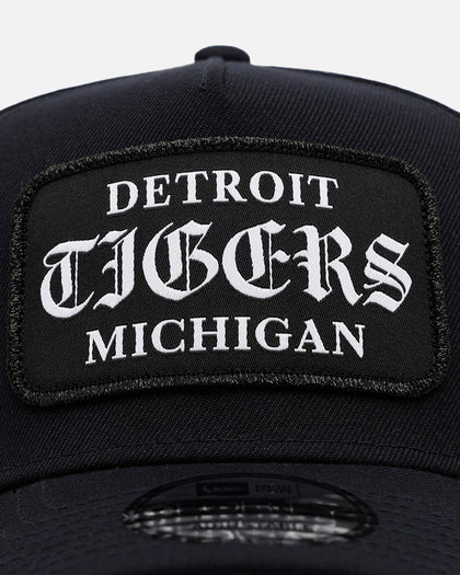 New Era Detroit Tigers 'Gothic Patch' 9FORTY A-Frame Snapback Black