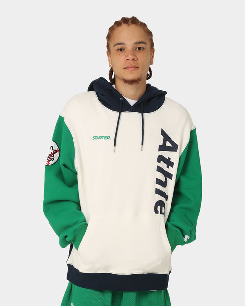 Starter Athletic Panel Hoodie Navy/Green