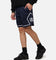 Carre Fold Mesh Basketball Shorts Navy/White