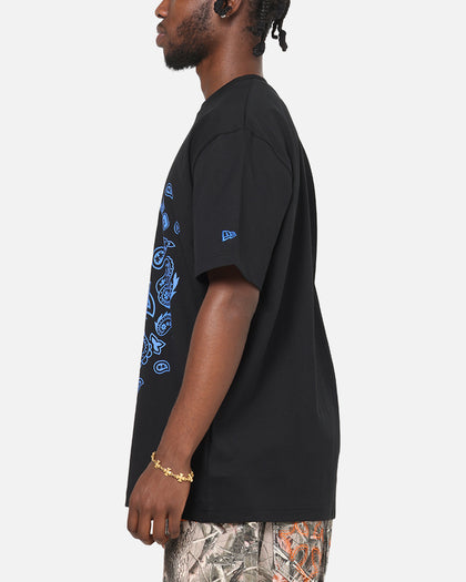 New Era Los Angeles Dodgers Paisley Oversized T-Shirt Black