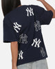 Majestic Athletic New York Yankees Splat Baseball T-Shirt Indigo