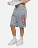 Worship Scripted Big Dawg Jean Shorts Worn Blue