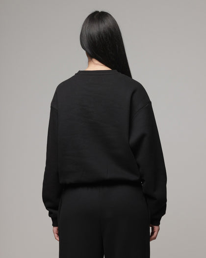 American Thrift Women's Classic Crewneck Black