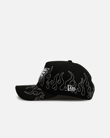 New Era Philadelphia Eagles 'Outline Flames' 9FORTY A-Frame Snapback Black