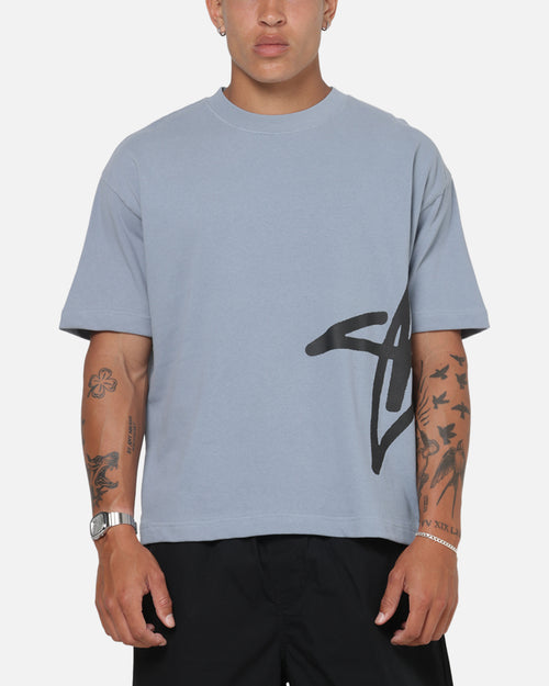 S Double Big Shawn Heavyweight T-Shirt Light Blue