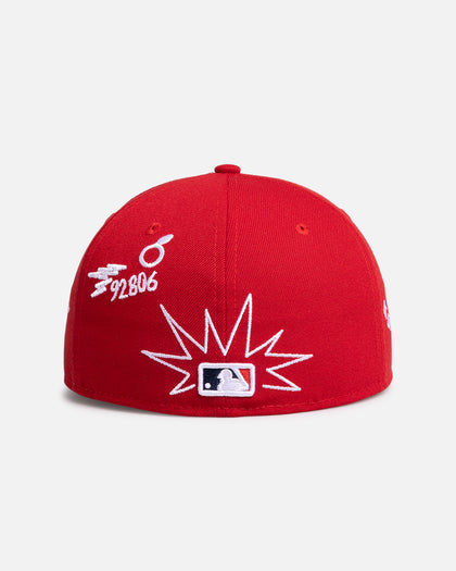 New Era Los Angeles Angels 'MLB Scribble' 59FIFTY Fitted Red