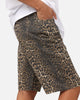 XXIII Women's Leopard Wide Leg Jorts Leopard