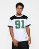 X-Large Football Short Sleeve T-Shirt Black