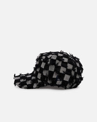 New Era New York Yankees 'Frayed Checkerboard' 9FORTY A-Frame Snapback Black/Grey