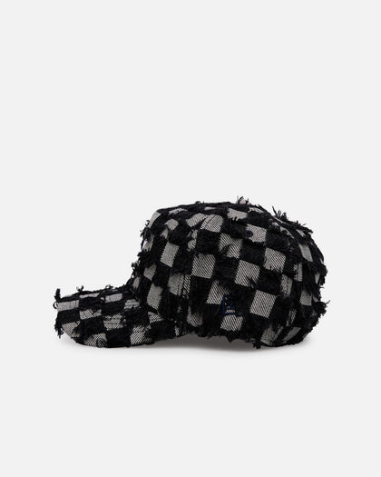 New Era New York Yankees 'Frayed Checkerboard' 9FORTY A-Frame Snapback Black/Grey