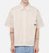Carre Signature Rose Button Up Shirt Natural Pinstripe