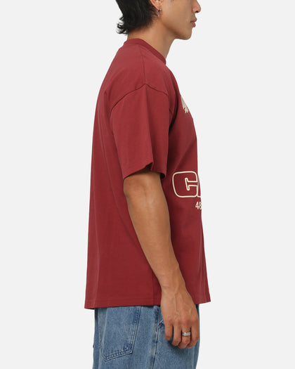 Carre Coordinates T-Shirt Maroon