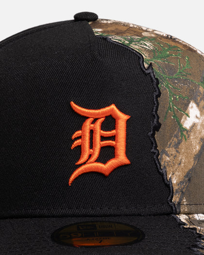 New Era Detroit Tigers 'Split Realtree' 59FIFTY Fitted Black