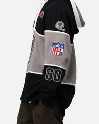 47 Brand Las Vegas Raiders Super Bowl Gridiron Lacer Hoodie Jet Black