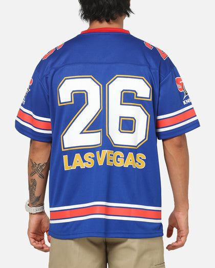 Bleacher Athletic Newcastle Knights NRL Vegas Round 2026 Jersey Blue