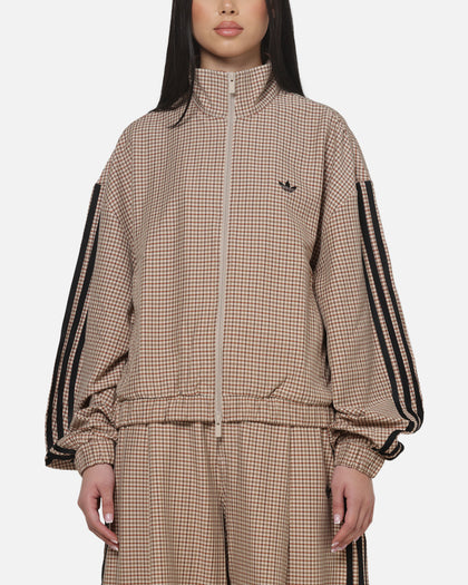 Adidas Checks Track Jacket Beige