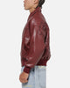 Ed Hardy Studded Bomber Jacket Red