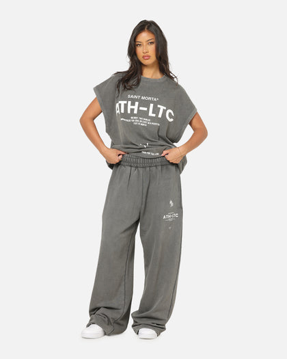 Saint Morta Athletc Sweatpants Washed Charcoal