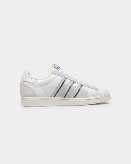 Adidas Superstar Cloud White / Aluminium / Vivid Red