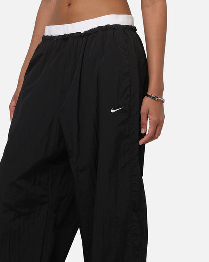 Nike Women's Sportswear Loose High-Waisted Parachute Pants Black/Black/White