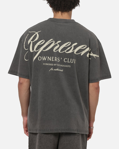 Represent Owners Club Script T-Shirt Vintage Grey