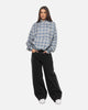 Carre Gridline Hoodie Blue-plaid