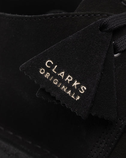 Clarks Originals Desert Trek (M) Black Suede