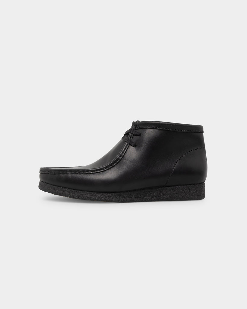 Clarks Originals Wallabee Boot (M) Black Leather | Culture Kings