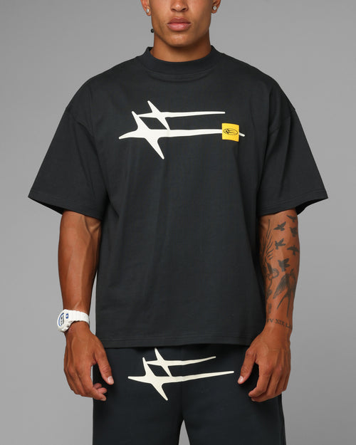 Loiter Hybrid Premium T-Shirt Charcoal