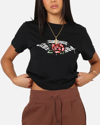 Jordan Women's Flight Graphic T-Shirt Black/White