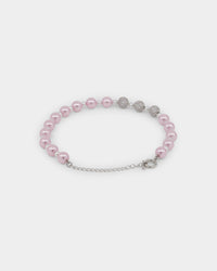 Raising Hell Pearl And Ice Bracelet Pink/Iced White