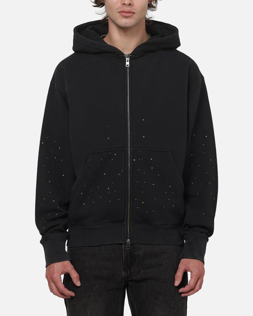 Saint Morta Medici Zip Hoodie Washed Black