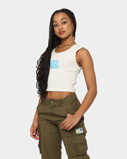 National Collegiate Athletic Association Women's University of North Carolina Tar Heels Classic Rib Tank White Sand
