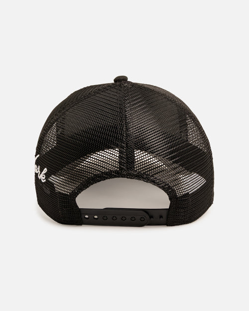 New Era New York Yankees 9FORTY A-Frame Trucker Snapback Black