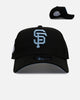 New Era San Francisco Giants 'Black And Sky Blue' 9FORTY A-Frame Snapback Black/Sky Blue