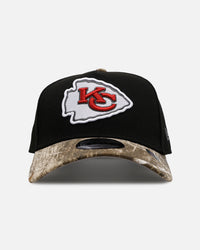 New Era Kansas City Chiefs 'Black Crown Realtree Visor' 9FORTY A-Frame Snapback Realtree Edge/Black
