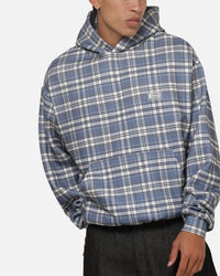 Carre Gridline Hoodie Blue-plaid