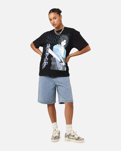 Goat Crew X Naruto Sasuke T-Shirt Black