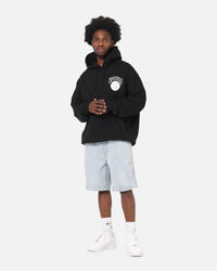 S Double Goosebumps Hoodie Washed Black