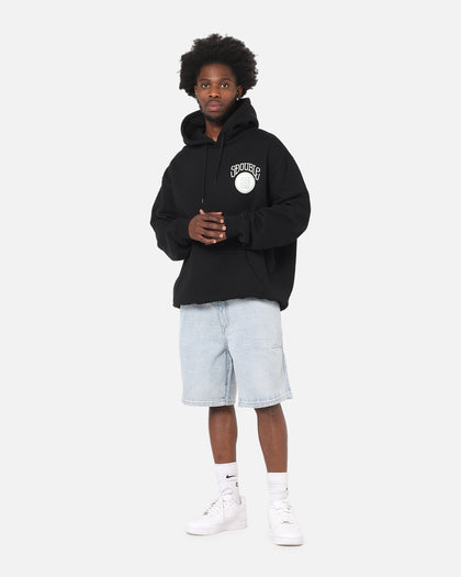S Double Goosebumps Hoodie Washed Black