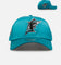 New Era Florida Marlins 'Team Color Satin' 9FORTY A-Frame Snapback Official Team Color
