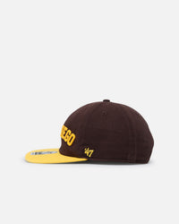 47 Brand San Diego Padres 'The City Block Collection' Club Legacy '47 Captain Snapback Brown