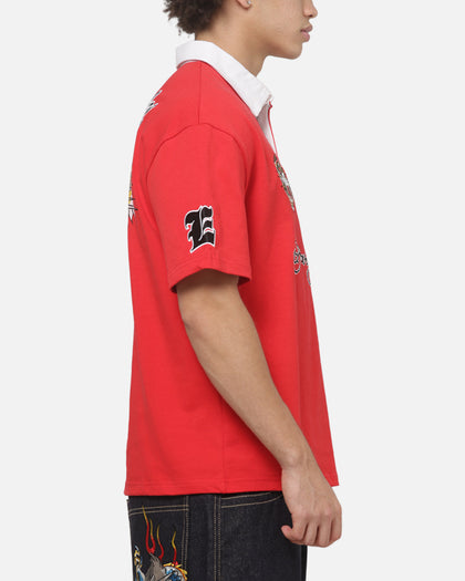 Loiter Hardy League Polo T-Shirt Red
