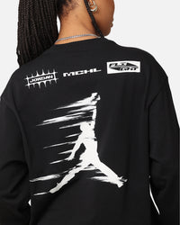 Jordan Jumpman MVP 85 Long Sleeve Crewneck T-Shirt Black/Sail